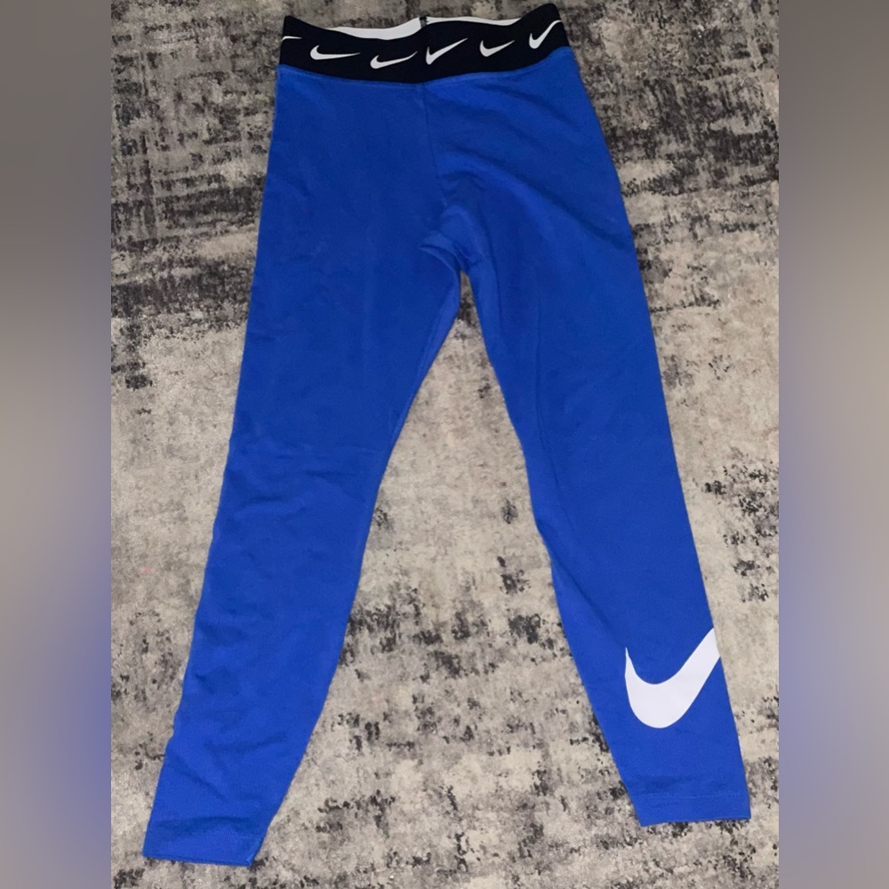 Royal blue Nike leggings